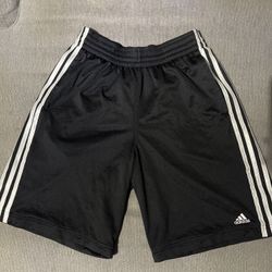 Adidas Black Athletic Shorts (Size Small) – Lightweight & Breathable