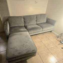 (Free Delivery🚚) Gray Couch 