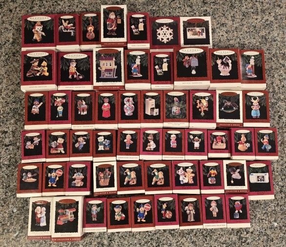 (55) 1994 Hallmark Ornaments - NEW IN BOX $175 Lot (or $4/each)