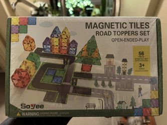 NIB MAGNETIC TILE TOPPERS 56pc Set