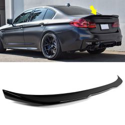 18-20 For BMW 5 Series G30 CS Style Rear Spoiler PG Style Gloss Black Wing Brand New