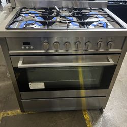 Pro Range 36” Stainless steel Dual Fuel