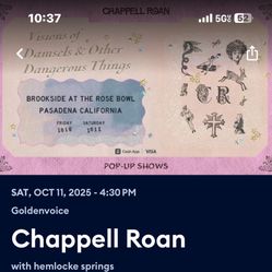 Chappell Roan Ticket 10/11