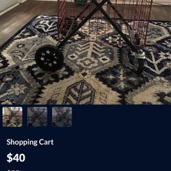 Cart With 2 Folding Baskets Brand New