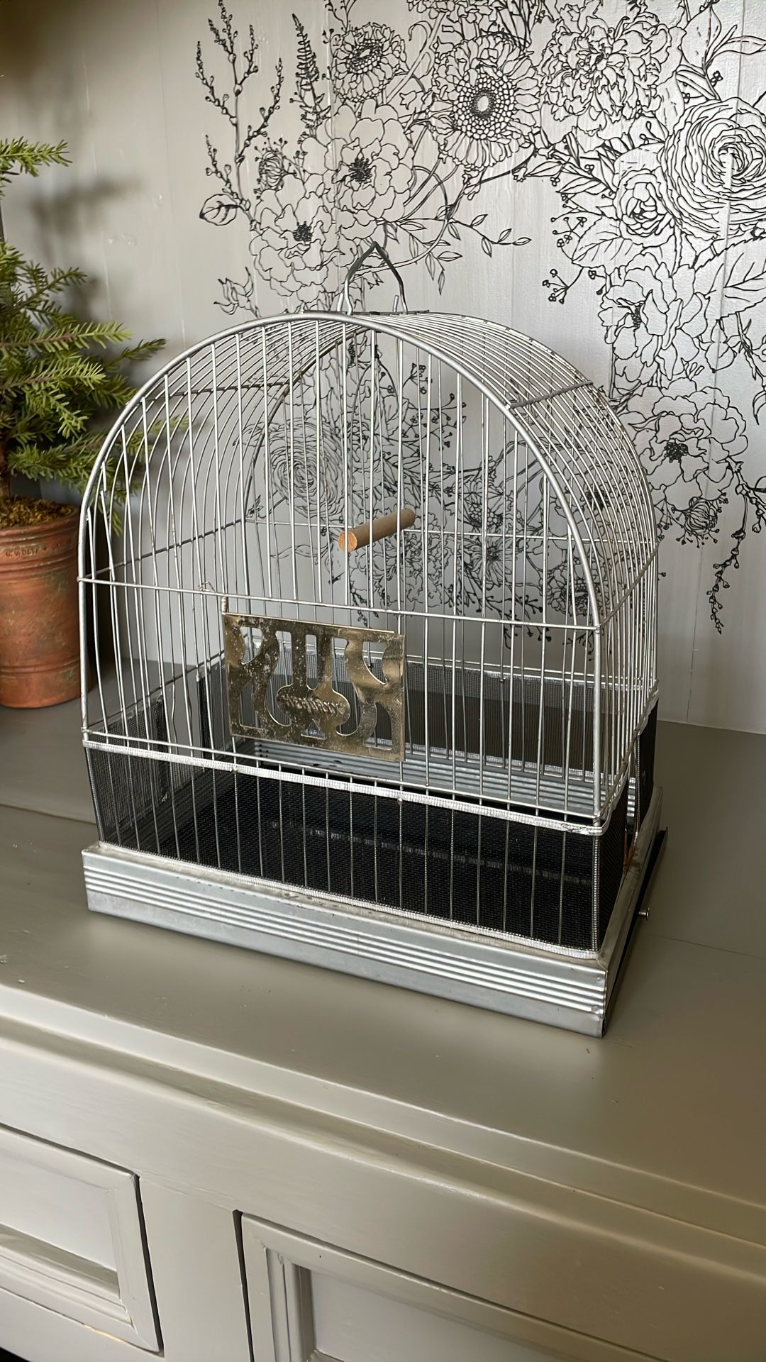 Vintage birdcage