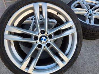 OEM MSPORT 20" Staggerd wheels wuth new tires for BMW 535i or 640i 2011-2017