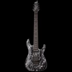 Schecter C-7 FR S Silver Mountain.