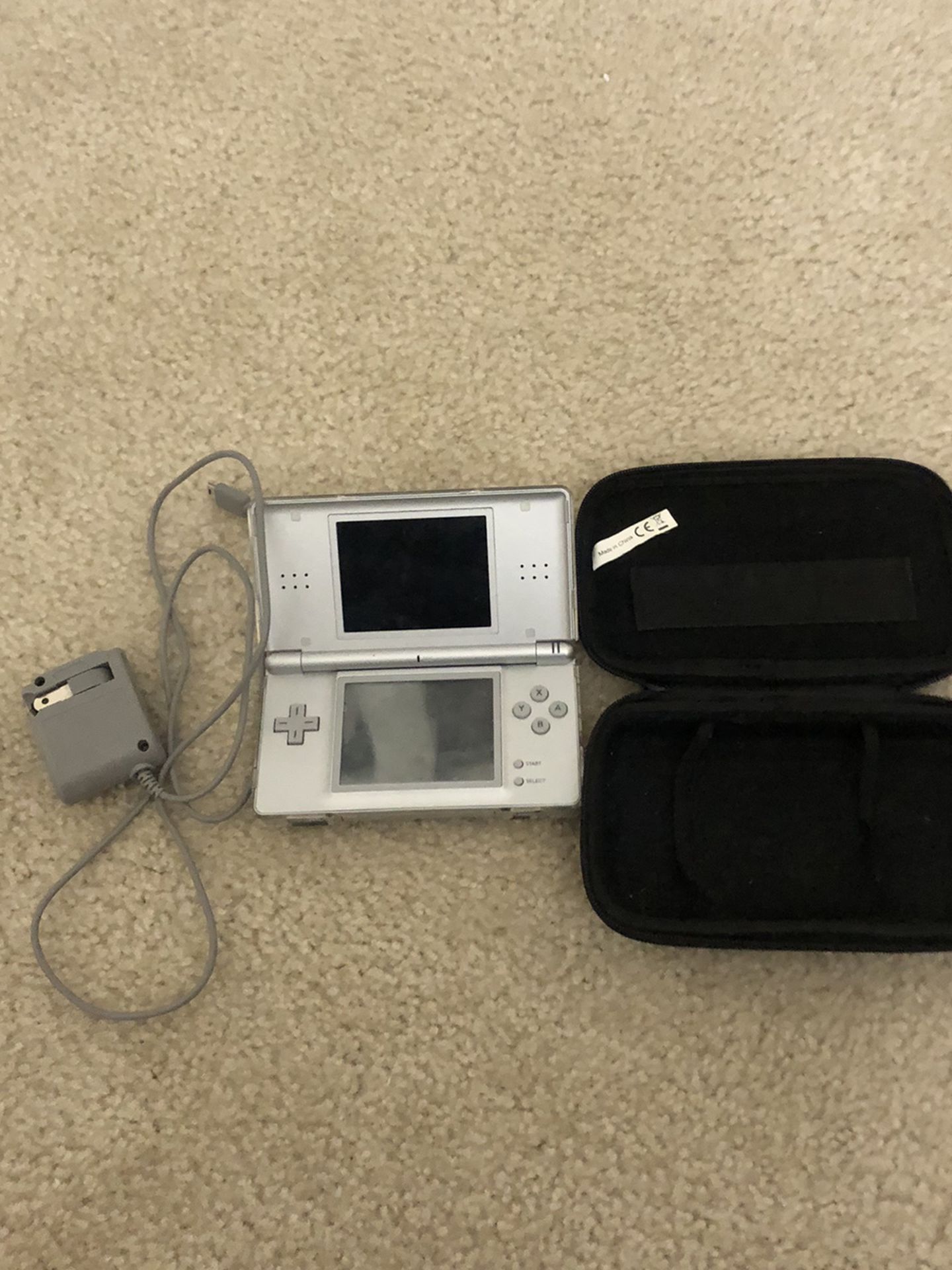 Nintendo DS Lite with Game and Case