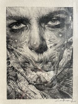 Lee K. Original Graphite Drawing
