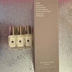 New  (4pc ) Jo Malone Shower Gel & Cologne