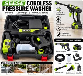 Sun Joe Pressure Washer with Case and Accessories