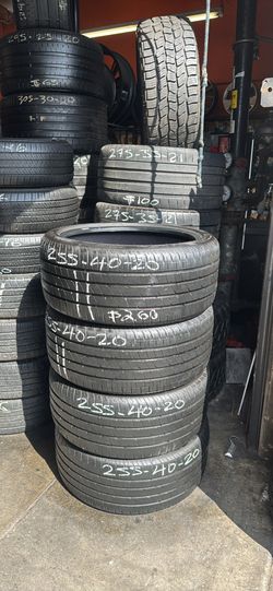 255/40/20 Used Tires
