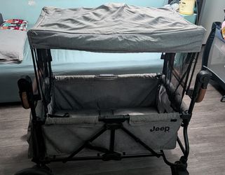 Jeep Stroller Wagon with Canopy