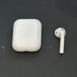 Apple AirPods 2nd generation LEFT only with case