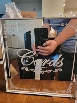 Acrylic Wedding Card box