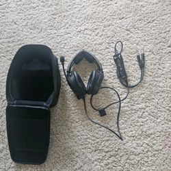 Bose A20 Aviation Headset with Bluetooth & Dual Plug Cable Black