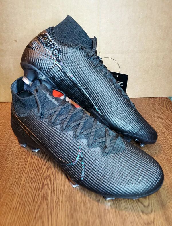 Nike Mercurial Superfly 7 Pro FG - Black & Dark Smoke Grey - SoccerPro