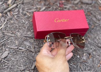 Cartier Glasses- brown gold