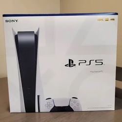 A NEW BOX OF PLAYSTATION V SEALED UNOPENED GAMING CONSOLE VIDEO AND CONTROLLER SYSTEM $$