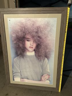 Hair Salon Davines Image 47x34 With Custom Frame