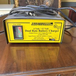 Chicago Electric Power Systems 6/12 Volt Dual Rate Battery Charger