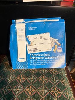 Smart Choice 6ft Stainless Steel Refrigerator Waterline Kit