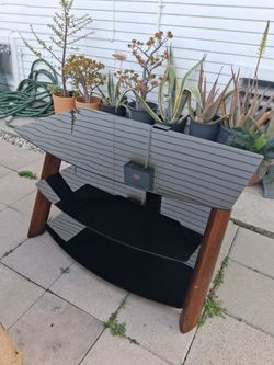 3 Tier Tempered Glass TV Stand For 42" TV