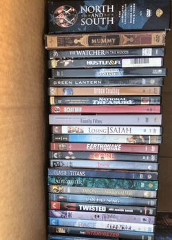 $10 for all  DVD’s_Over 20 Assorted