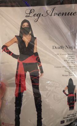 Halloween Costume deadly Ninja size S/P