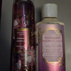 Strawberry Snow Flake Lotion And Spray Set 