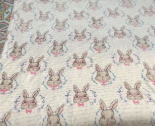 Bunny Soft Fleece Blanket