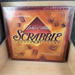 *BRAND NEW*  Vintage 1999 Milton Bradley Deluxe Edition Scrabble Crossword Game