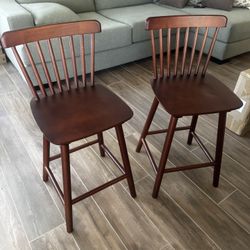 Wooden Counter Chairs