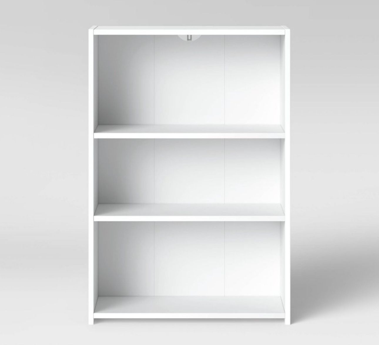 3 Shelf Bookcase White