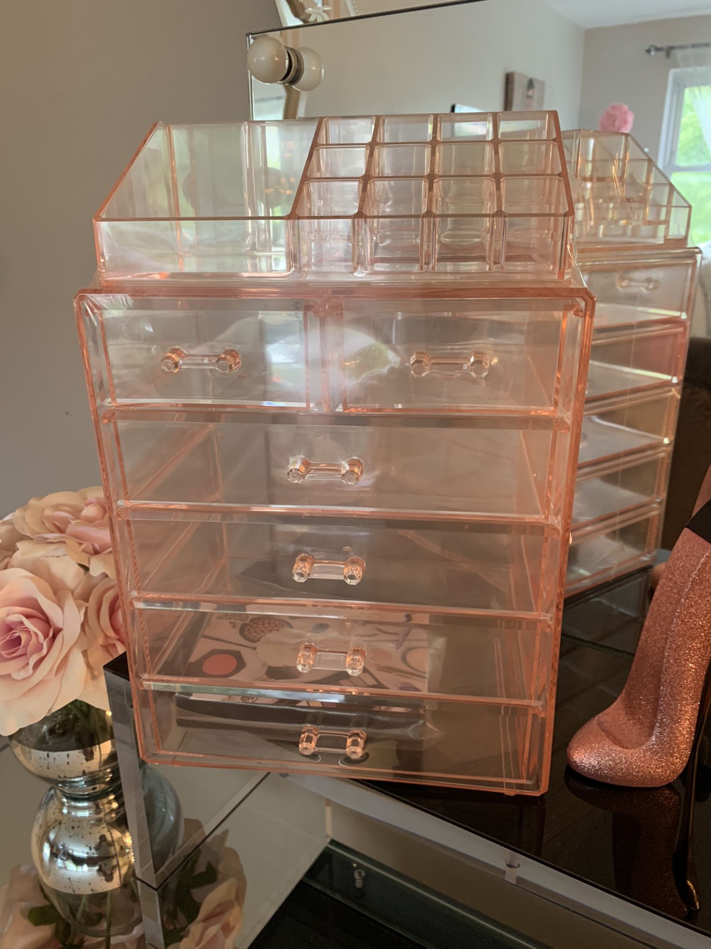 6-Drawer Vanity Organizer in Pink 💖 NEW IN BOX 📦
