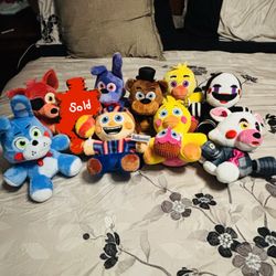 Five Nights At Freddy’s Fnaf Plush Toy Set