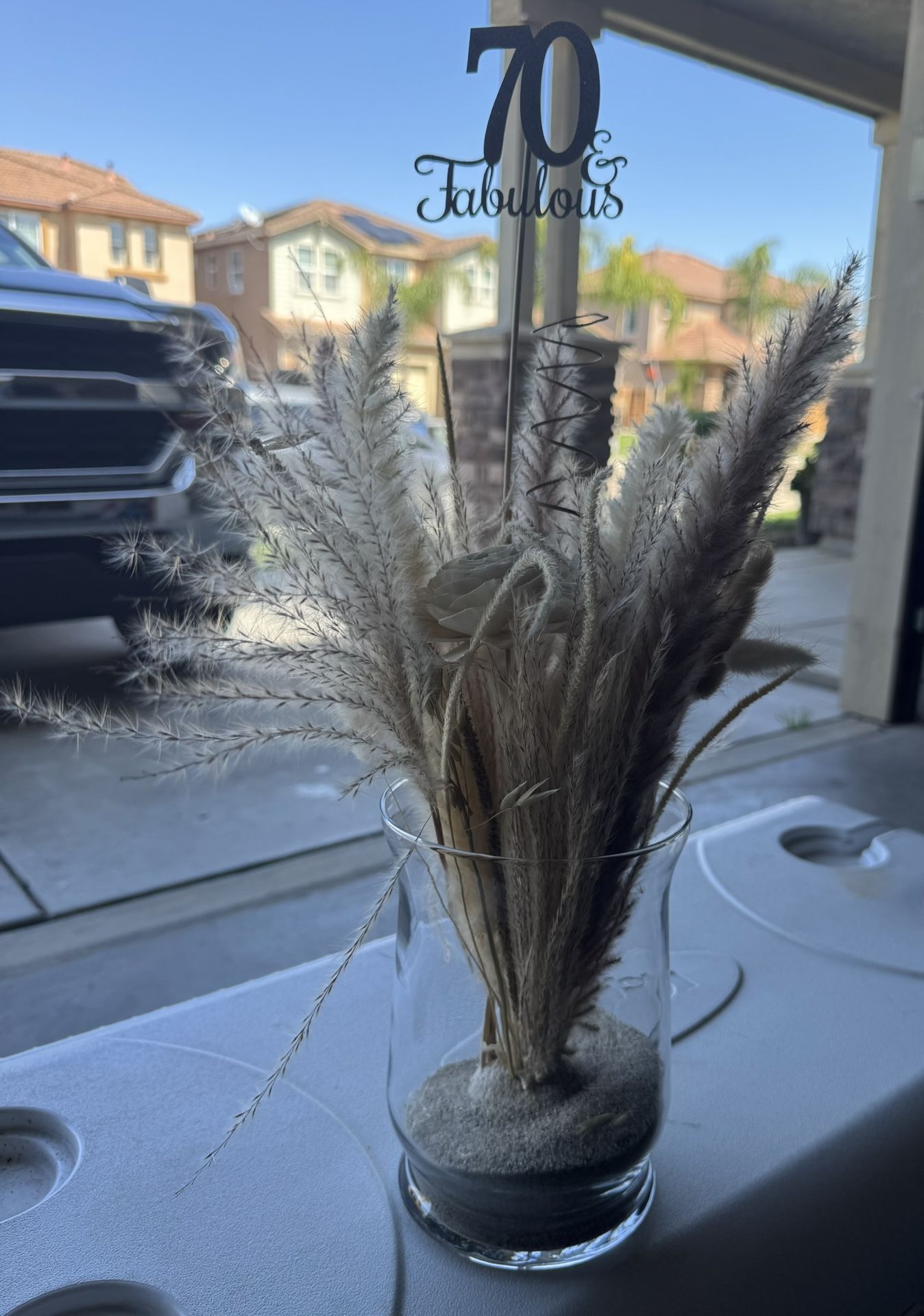 Glass Table Center Pieces (Set Of 10)