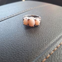 Pink Opal Ring