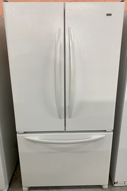 White Kenmore French Door Refrigerator
