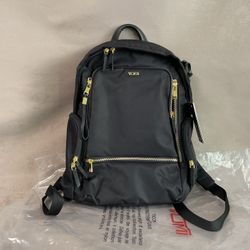 TUMI VOYAGEUR Celina Backpack Black/Gold