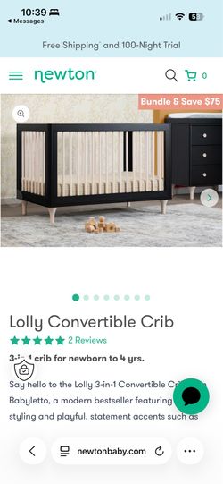 Baby & Toddler Convertible Crib