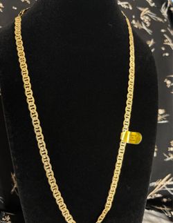 frosted mariner gold chain