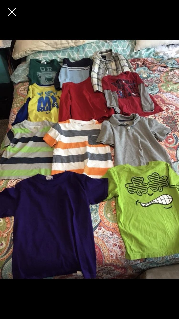 Boys shirts sizes 5-7 $3 a piece or $15 for all