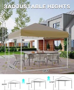BRAND NEW 10'x10' Pop Up Canopy Tent - Lightweight & Portable!