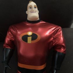 Disney Pixar Mr. Incredible 14" Plush Doll w/Vinyl Head
