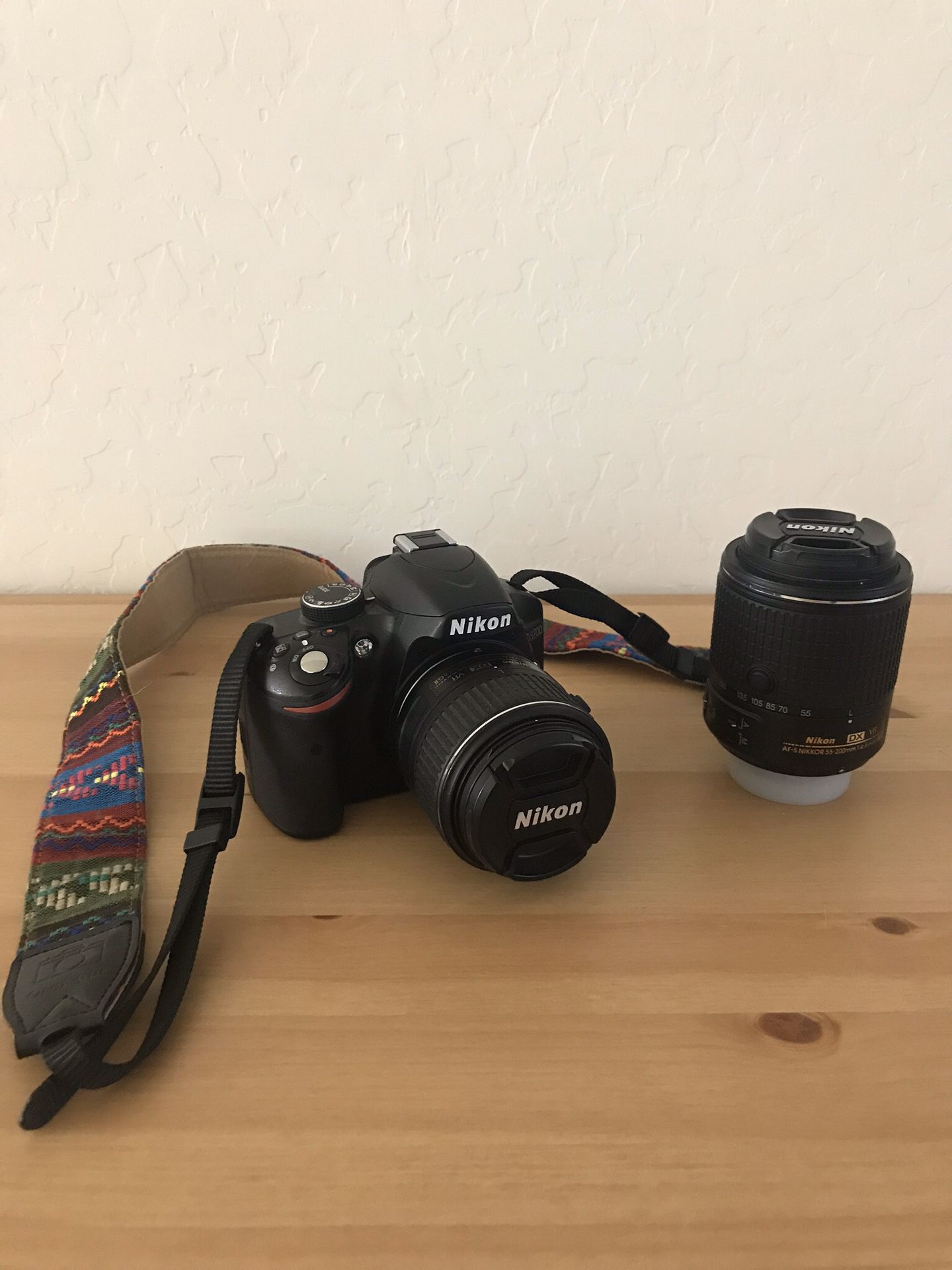 Nikon D3200 with VR DX lenses