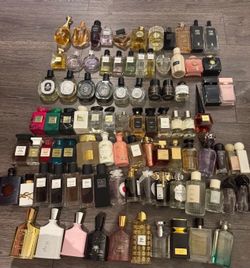 Men and woman perfumes
