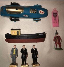 Vintage Toy Lot 1950s - 1990, Marx , Transogram, Bulstrode, Britan