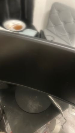 Black Curved Computer Monitor