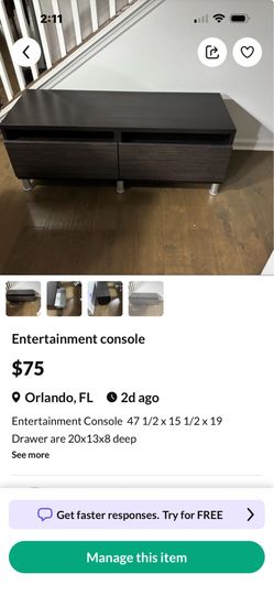 Entertainment center/TV stand